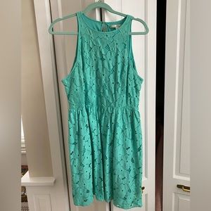 Lauren Conrad Teal Dress
